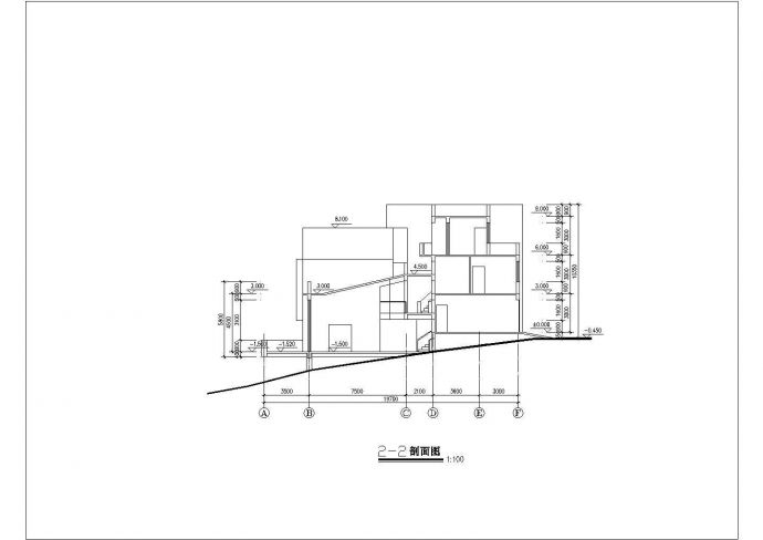 小型全套别墅建筑图（共12张）_图1