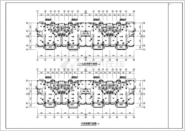 [山东]多层居住区办公建筑采暖系统设计施工图-图二