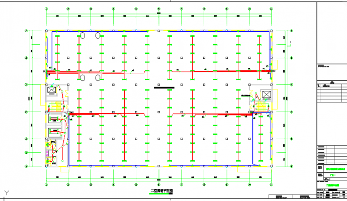 六层厂房电气施工图纸（节点详细）_图1
