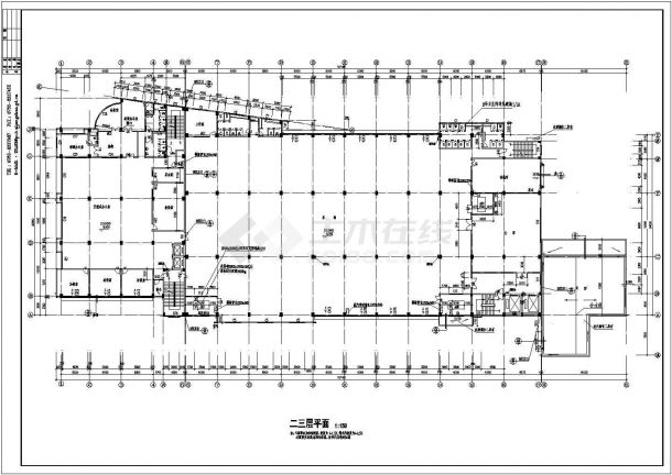 某制衣厂建筑cad设计图（节点详细）-图二