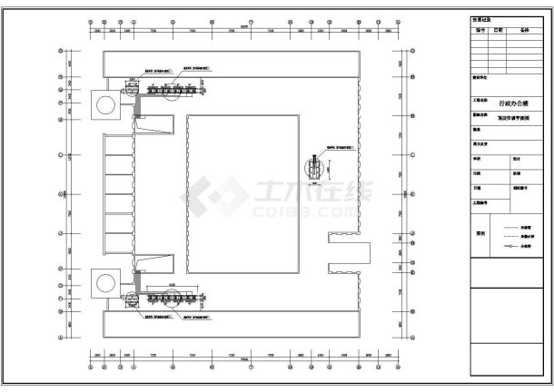 四层行政办公楼空调系统设计施工图-图一