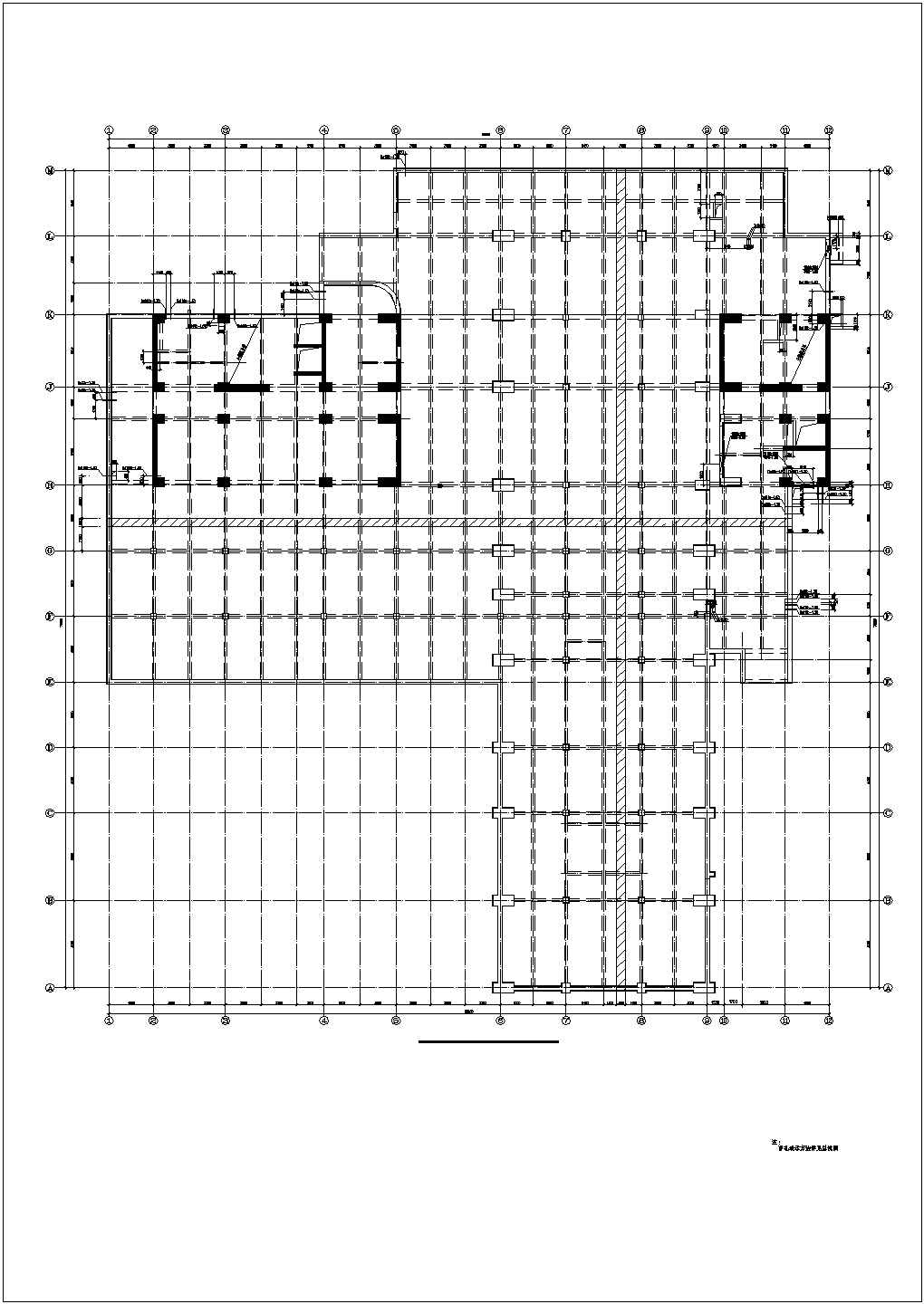 某地10层框剪结构办公楼结构施工图