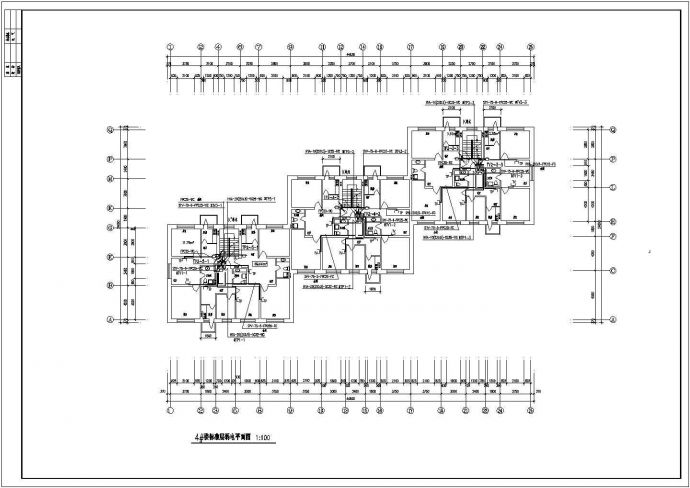 某多层住宅楼电气施工图（共15张）_图1