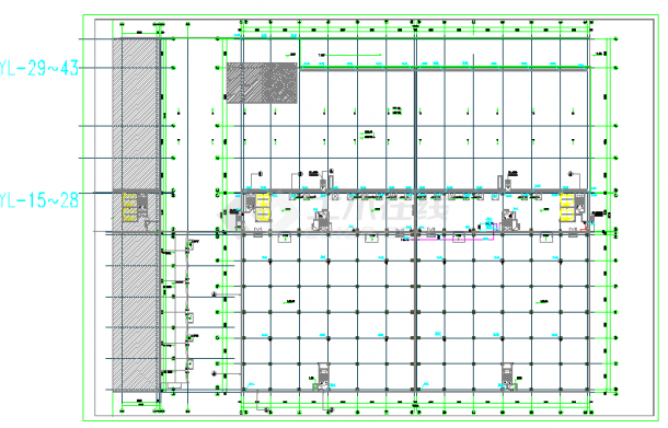 某大型产业园单体建筑4 5#楼给排水设计图纸-图二