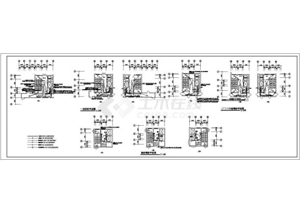 典型的住宅楼电气施工图（共6张）-图一