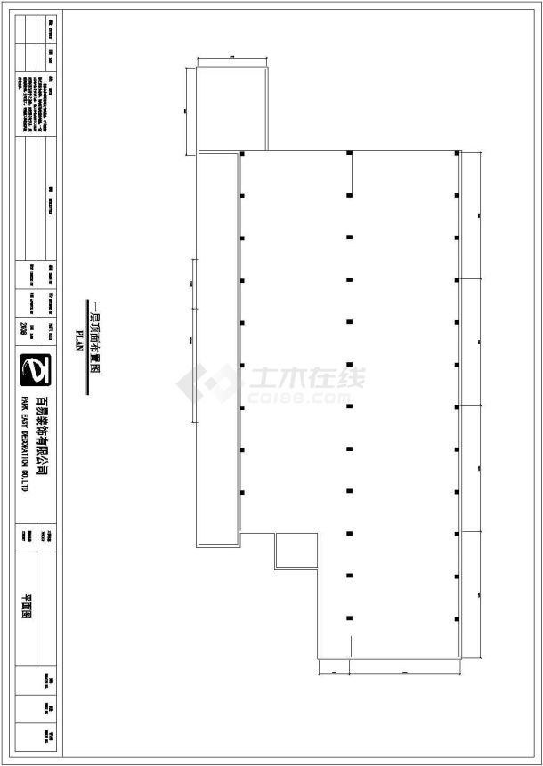 某住宅小区一套浴室装饰设计图-图一