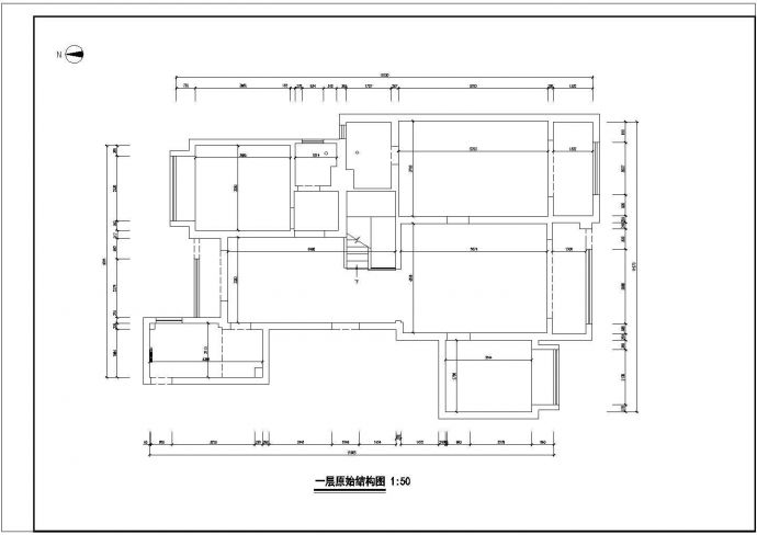 一套中式私人会所建施参考CAD参考详图_图1