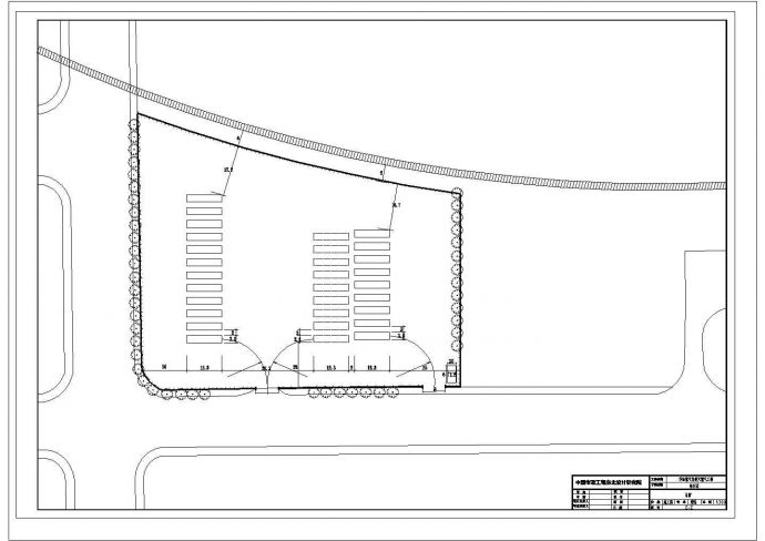一整套厂区道路照明电气线路cad平面设计施工图._图1
