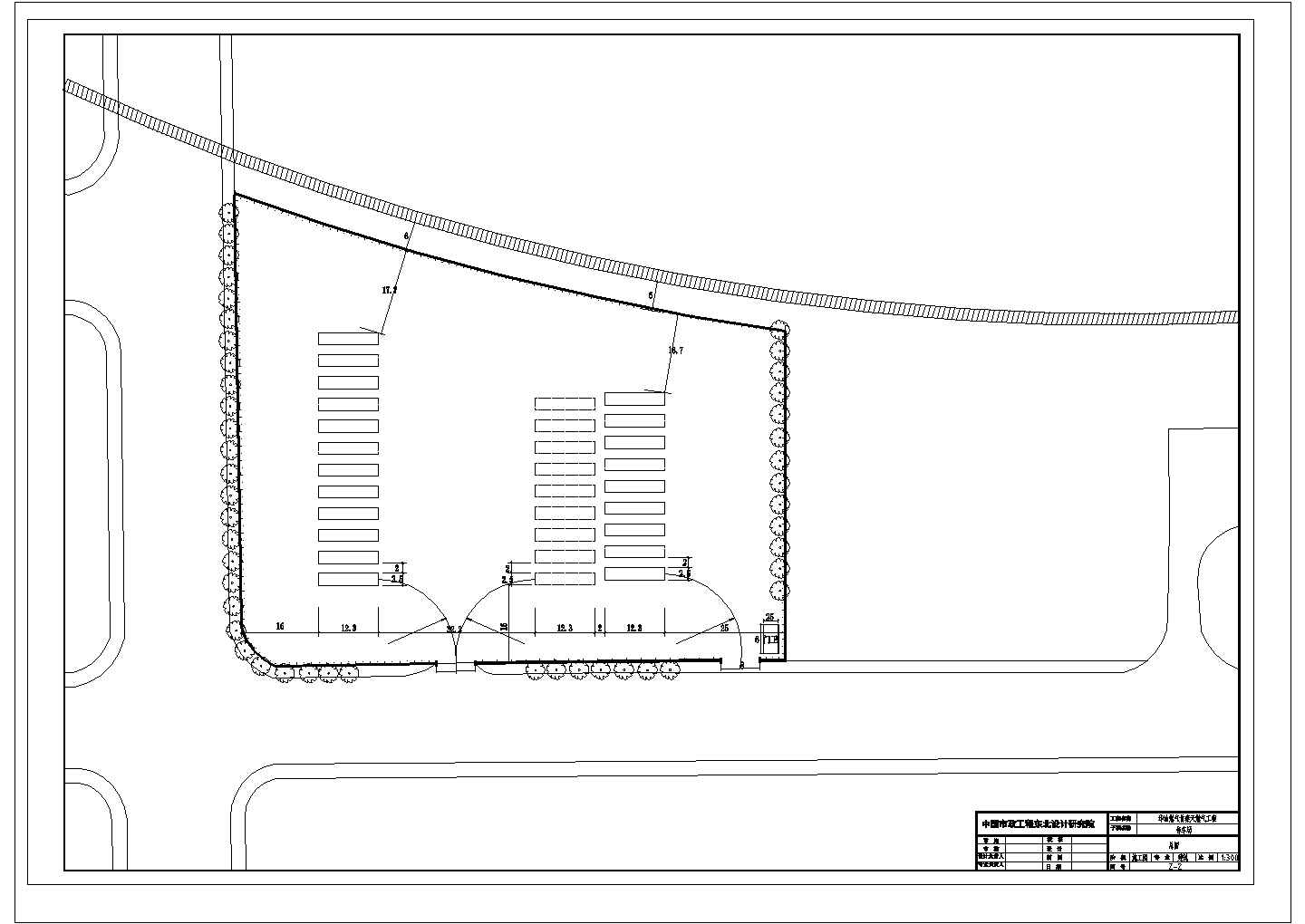 一整套厂区道路照明电气线路cad平面设计施工图.