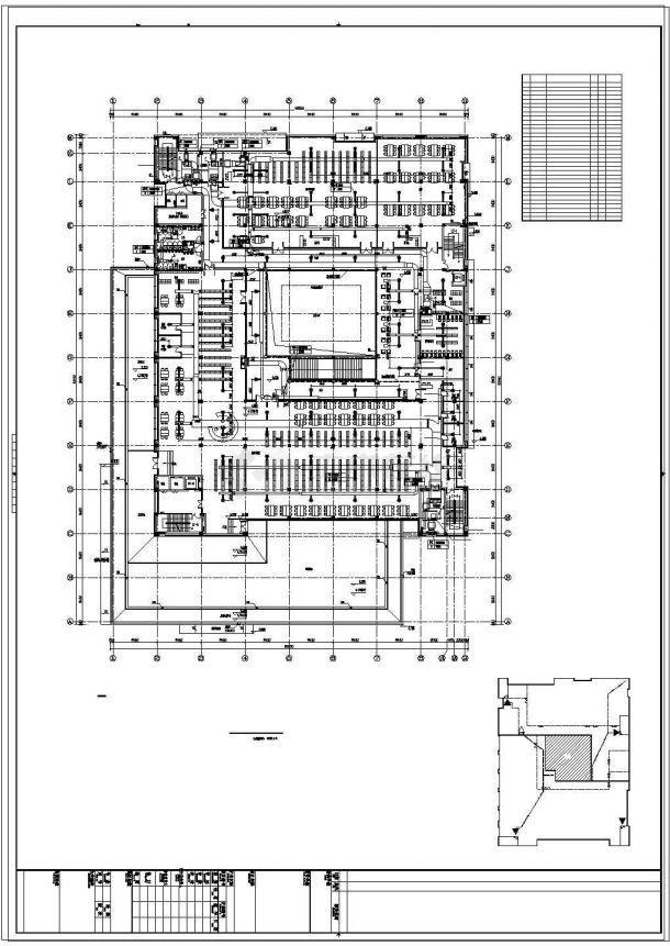 [安徽]规划设计场馆建筑空调通风系统设计施工图-图一
