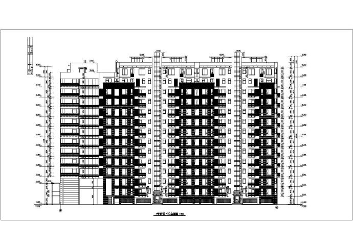 某地区某高层住宅楼建筑施工图_图1