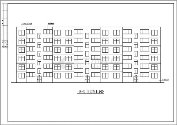 某纺织厂建筑施工图纸（共14张）-图一