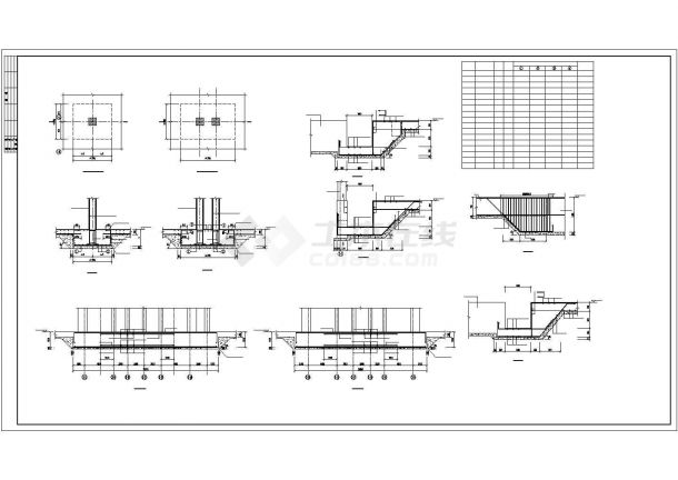 某高层地下室全套CAD施工图-图二