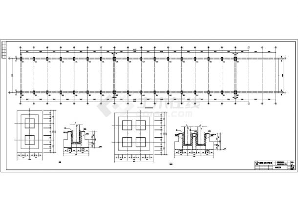 某地区中物流公司板材库扩建详细参考图CAD-图二