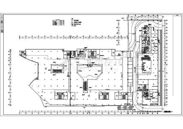 某地区商业大厦电气施工图（共6张）-图二