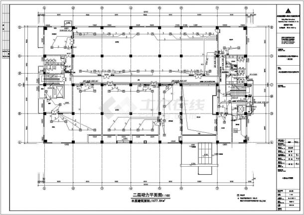 某地区典型的厂房详细的电气施工图-图二