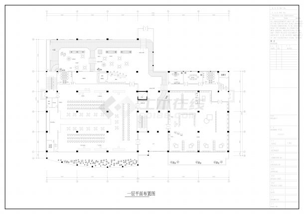 某 集团研发大楼 室内设计 地面方案 设计 施工图-图二