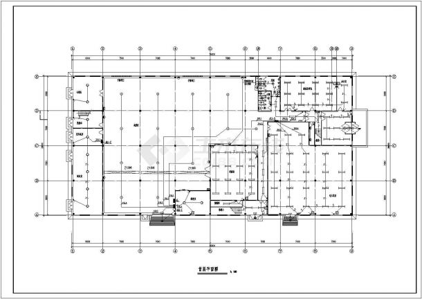 某公司厂房电气施工图（共11张）-图二