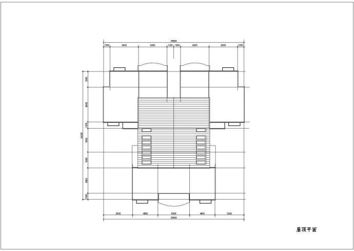 某小高层户型建筑CAD参考示意图_图1