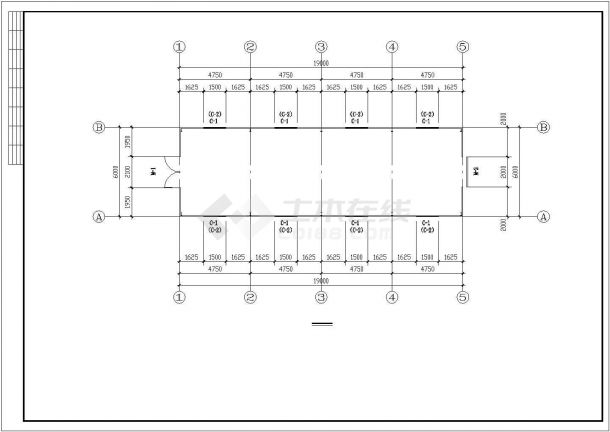 钢结构活动板房建筑结构施工图-图二