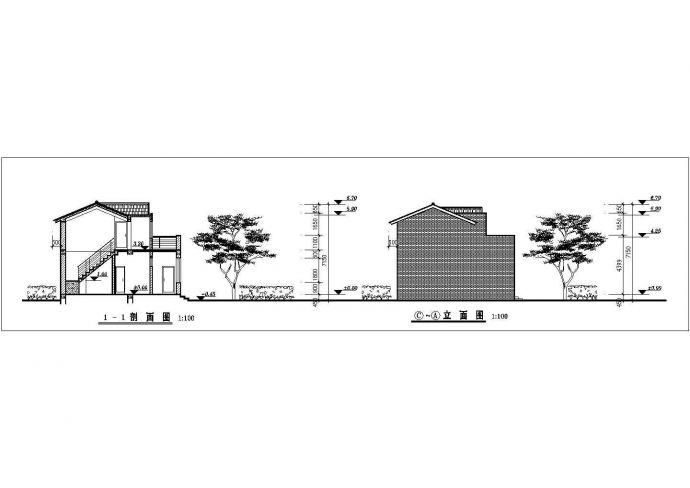 某地区某小户型农宅建筑设计方案_图1