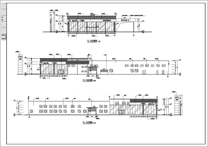 衡阳市两层框架结构汽车4S店建筑设计扩初图_图1