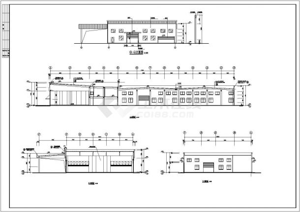 衡阳市两层框架结构汽车4S店建筑设计扩初图-图二