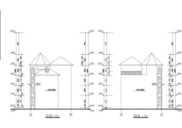 比较受欢迎的复式别墅建筑施工图纸（含建筑设计说明）_图1