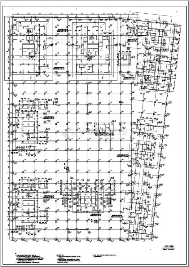 某高层建筑桩基础结构设计施工图纸-图二