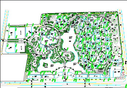 植物园规划总平面图_图1