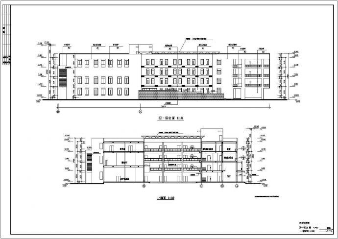 某地高校科研教学楼建筑方案设计图_图1