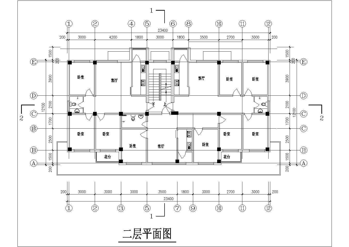 某三层现代风格别墅建筑设计CAD图