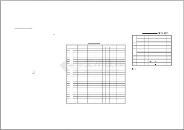 群星花园小区住宅楼建筑设计施工CAD图-图一