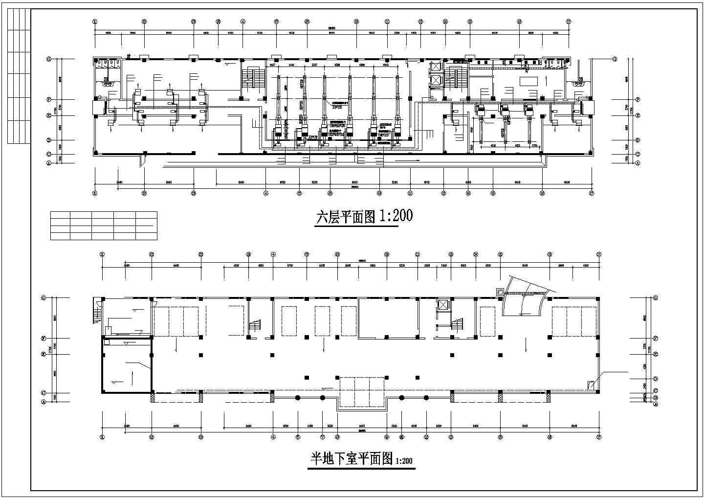 某综合楼水环热泵中央空调图纸