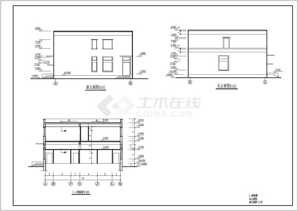 某制药厂两层框架结构制剂楼建筑设计施工图-图二