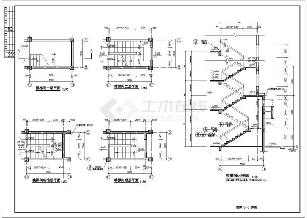 某多层住宅全套建筑施工图（含大样）-图一