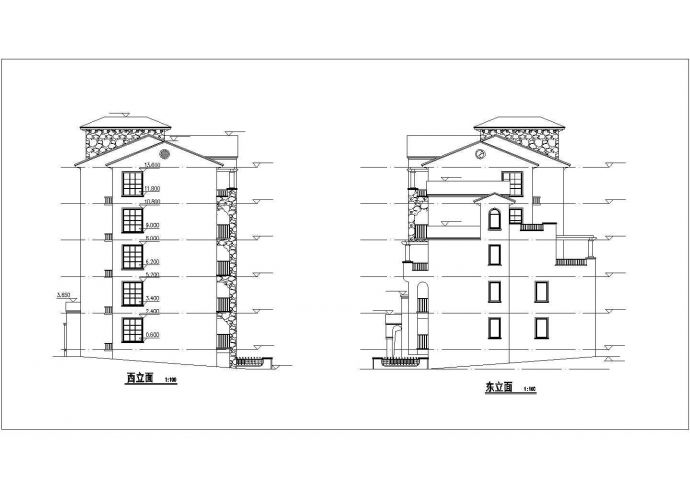 花园洋房住宅楼cad结构设计施工图_图1
