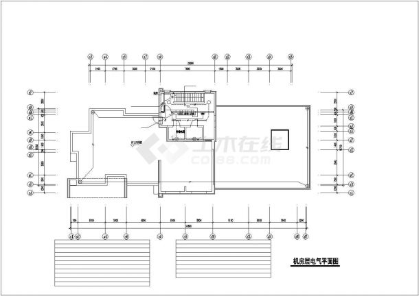 高层住宅楼电气设计CAD布置图-图二