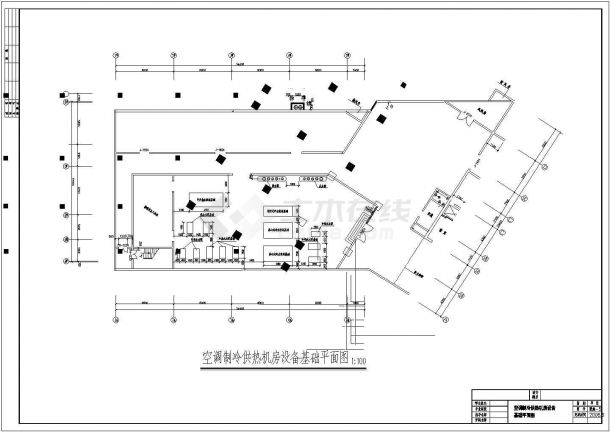 青岛市某大型高层综合楼暖通空调CAD布置图-图二