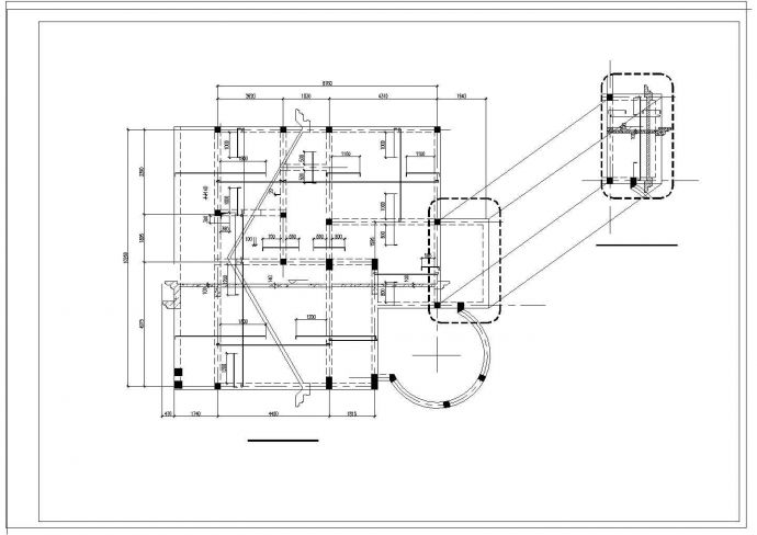 三层别墅结构施工CAD参考图_图1
