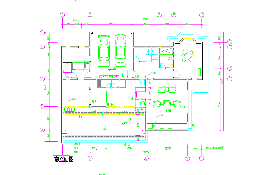 两层600平双拼别墅CAD图纸+SU模型+效果图