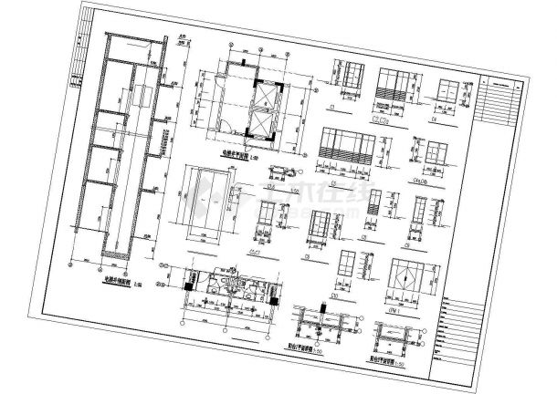 高层小户型单身公寓建筑设计图-图二