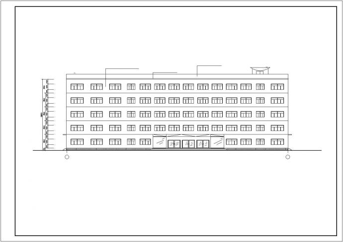 学生毕业设计某五层教学楼建筑设计施工图_图1