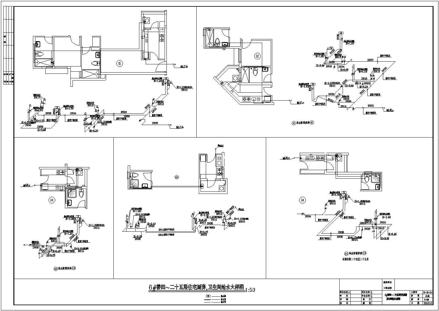 广州某高层住宅给排水消防设计图