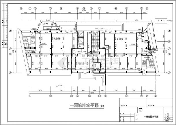 湖北某二十层商住楼给排水施工图-图二