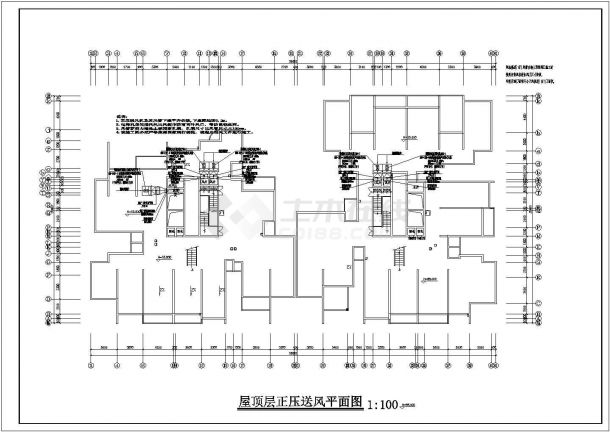 重庆一栋18层的商住楼机械防排烟设计-图二
