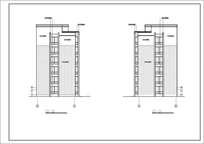 某地六层砌体结构住宅建筑、结构施工图_图1
