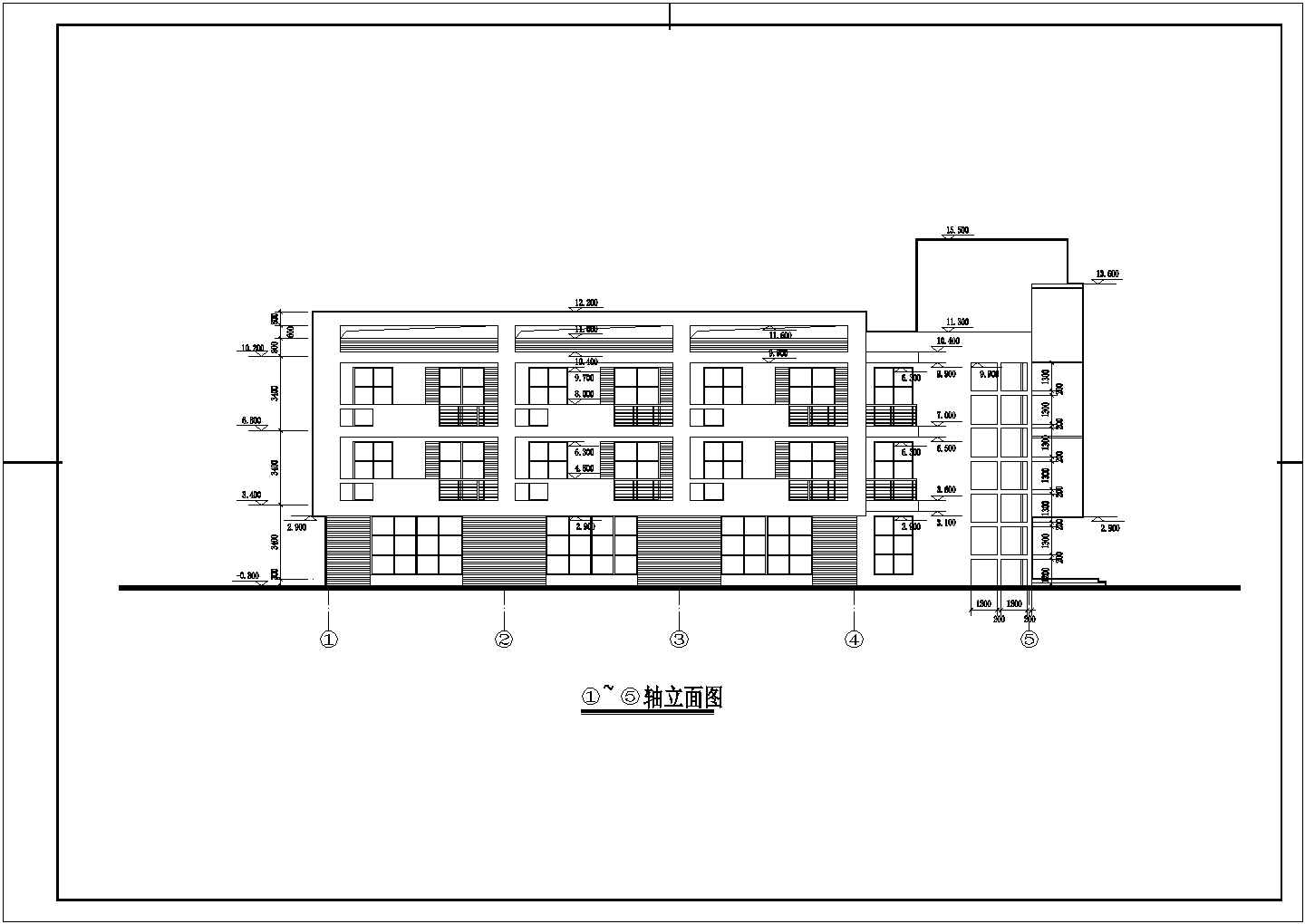 某地幼儿园建筑三层框架结构施工图纸