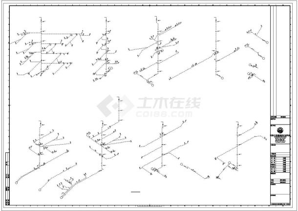 [上海]多层教学楼给排水施工图纸-图一