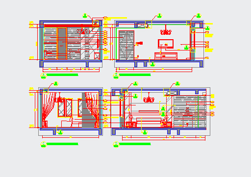 大师级二层复式楼建筑装饰设计施工图_图1